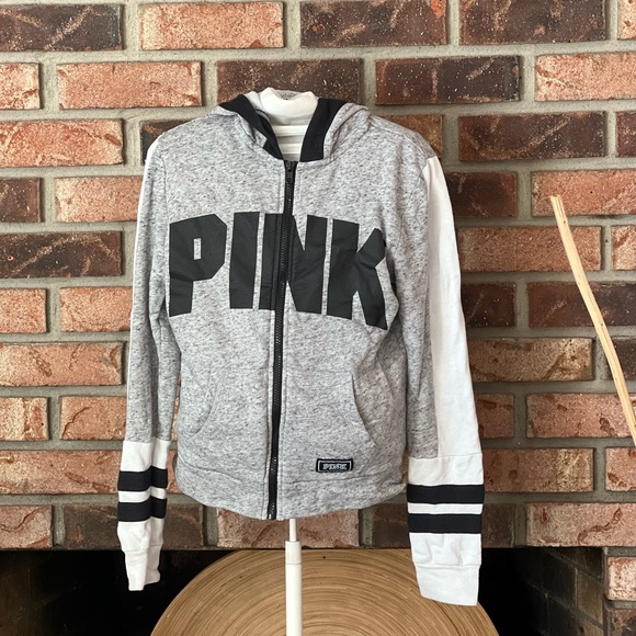 PINK Victoria's Secret Jackets & Blazers - Pink Victoria’s Secret Zip Front Jacket